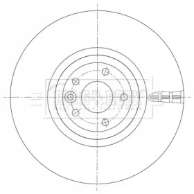 BORG & BECK bbd6103s -  Тормозной диск